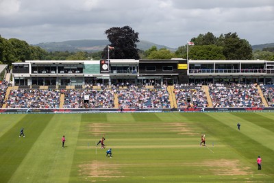 010625 - England v West Indies - 2nd ODI at Sophia Gardens - General View of Sophia Gardens