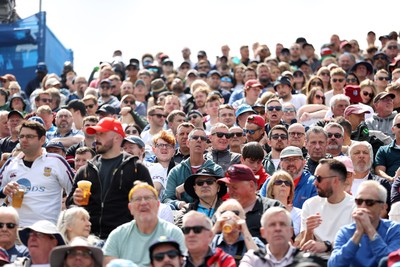010625 - England v West Indies - 2nd ODI at Sophia Gardens - Fans watching the game