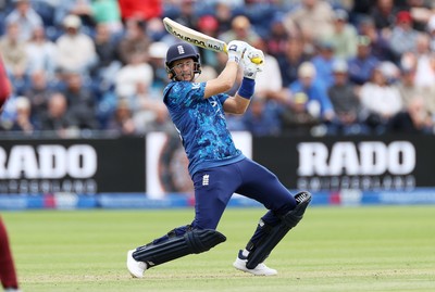 010625 - England v West Indies - 2nd ODI at Sophia Gardens - Joe Root of England batting