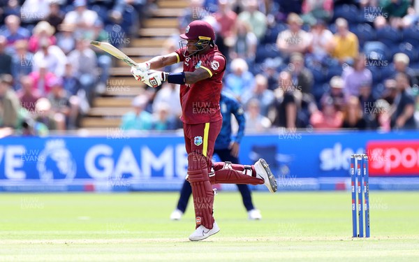 010625 - England v West Indies - 2nd ODI at Sophia Gardens - Keacy Carty of West Indies batting