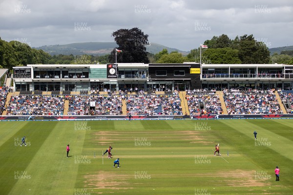 010625 - England v West Indies - 2nd ODI at Sophia Gardens - General View of Sophia Gardens
