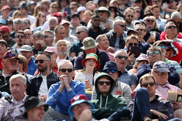 010625 - England v West Indies - 2nd ODI at Sophia Gardens - Fans watching the game