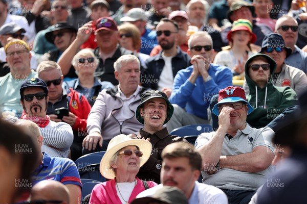 010625 - England v West Indies - 2nd ODI at Sophia Gardens - Fans watching the game