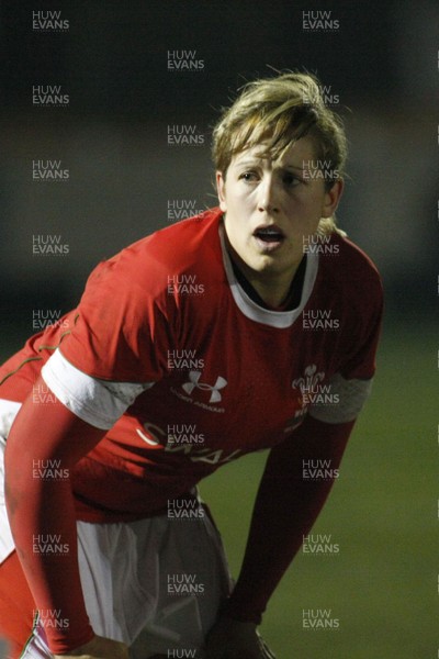 06.02.10 England v Wales - Women's - 6 Nations -  Wales lock Gemma Hallett. 