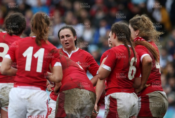 070320 - England Women v Wales Women - 6 Nations Championship - A dejected Siwan Lillicrap of Wales