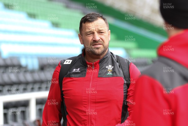 070320 - England v Wales, Women's Six Nations 2020 - Chris Horsman, Wales Women head coach arrives at The Stoop ahead of the match against England