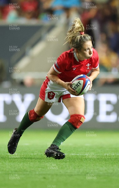 140922 - England Women v Wales Women, Women’s Rugby World Cup Warm-up Match - Elinor Snowsill of Wales