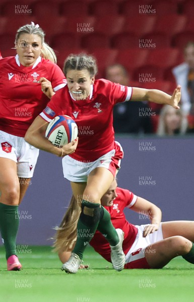 140922 - England Women v Wales Women, Women’s Rugby World Cup Warm-up Match - Jasmine Joyce of Wales