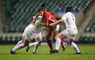 250212 - England Women v Wales Women - Action from the match