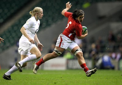 250212 - England Women v Wales Women - Action from the match