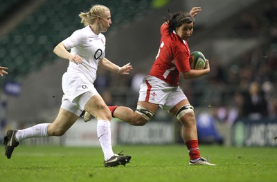 250212 - England Women v Wales Women - Action from the match