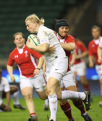 250212 - England Women v Wales Women - Action from the match