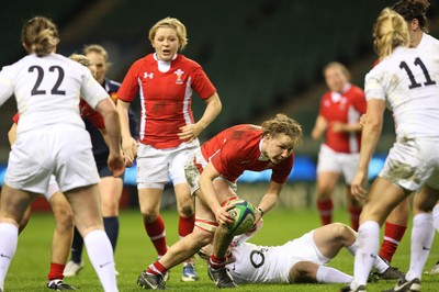 250212 - England Women v Wales Women - Action from the match