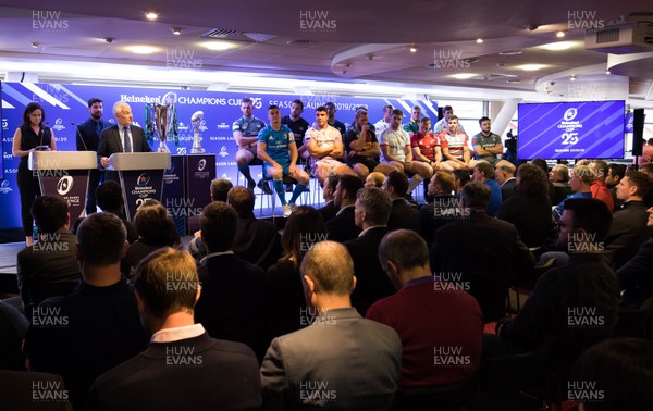 061119 - EPCR 2019-20 Season Launch, Principality Stadium - at the 2019-20 season launch of the Heineken Champions Cup and Challenge Cup for Gallagher Premiership Rugby and PRO14 Clubs