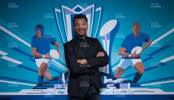 061119 - EPCR 2019-20 Season Launch, Principality Stadium -  Emile Ntamack at the 2019-20 season launch of the Heineken Champions Cup and Challenge Cup for Gallagher Premiership Rugby and PRO14 Clubs