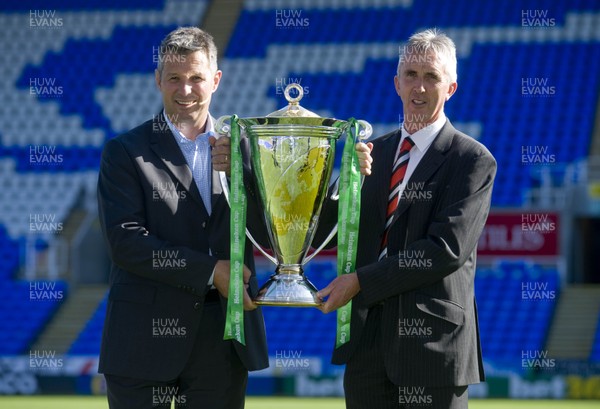 29.09.09 - Heineken Cup Launch 2009/2010 - Coaches Sean Lineen(Glasgow) and Rob Moffat(Edinburgh) at todays launch. ***ERC RELEASE PICTURES*** 