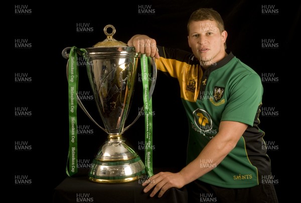 29.09.09 - Heineken Cup Launch 2009/2010 - Northampton Captain, Dylan Hartley at todays launch. ***ERC RELEASE PICTURES*** 