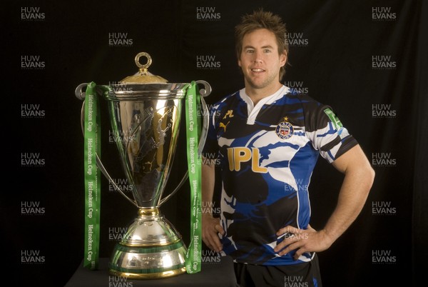 29.09.09 - Heineken Cup Launch 2009/2010 - Bath Coach, Steve Meehan and captain, Butch James at todays launch. ***ERC RELEASE PICTURES*** 