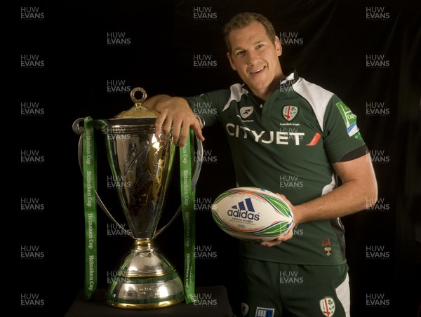 29.09.09 - Heineken Cup Launch 2009/2010 - London Irish Captain, Bob Casey at todays launch. ***ERC RELEASE PICTURES*** 