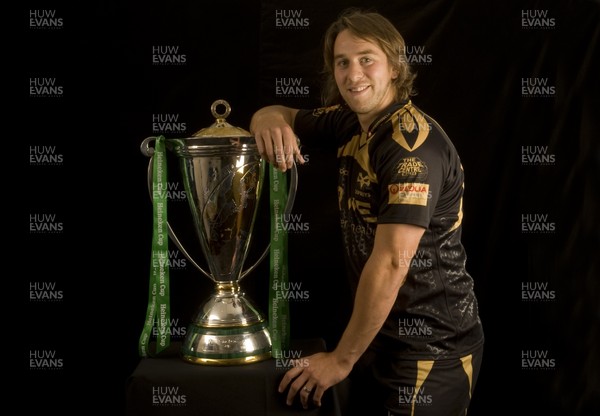 29.09.09 - Heineken Cup Launch 2009/2010 - Ospreys Captain, Ryan Jones at todays launch. ***ERC RELEASE PICTURES*** 