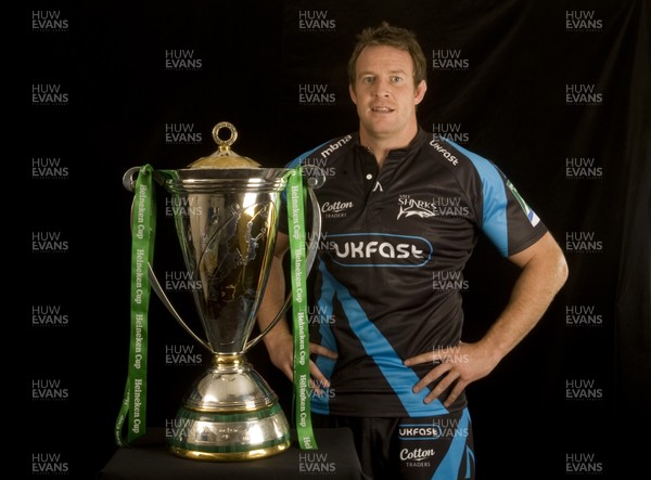 29.09.09 - Heineken Cup Launch 2009/2010 - Sale Captain, Dean Schofield at todays launch. ***ERC RELEASE PICTURES*** 