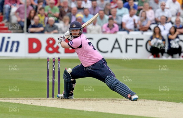 100616 - Essex Eagles vs Middlesex - NatWest T20 Blast - Paul Stirling of Middlesex smashes a boundary