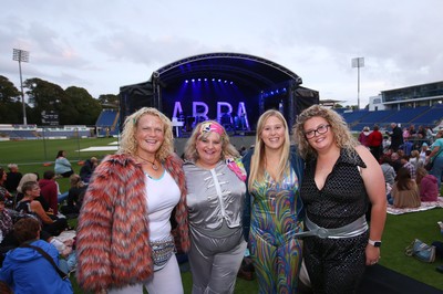 150918 - An Evening of ABBA at Sophia Gardens -  Fans enjoy the atmosphere before the concert 