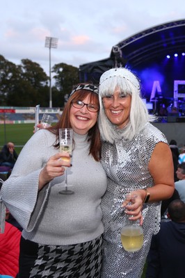 150918 - An Evening of ABBA at Sophia Gardens -  Fans enjoy the atmosphere before the concert 