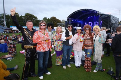 150918 - An Evening of ABBA at Sophia Gardens -  Fans enjoy the atmosphere before the concert 