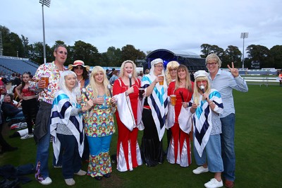 150918 - An Evening of ABBA at Sophia Gardens -  Fans enjoy the atmosphere before the concert 