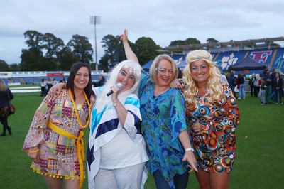 150918 - An Evening of ABBA at Sophia Gardens -  Fans enjoy the atmosphere before the concert 