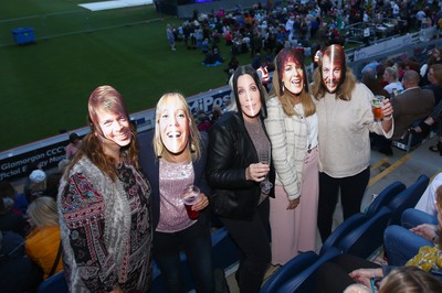 150918 - An Evening of ABBA at Sophia Gardens -  Fans enjoy the atmosphere before the concert 