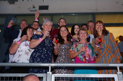 150918 - An Evening of ABBA at Sophia Gardens -  Fans enjoy the atmosphere before the concert 