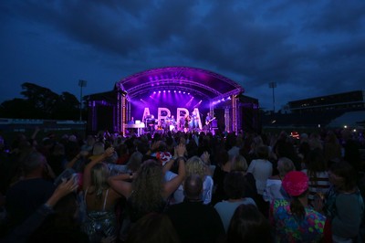 150918 - An Evening of ABBA at Sophia Gardens -  Stars of The West End bring the music of ABBA to  Sophia Gardens Cardiff 