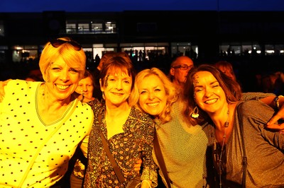 150918 - An Evening of ABBA at Sophia Gardens -  Fans enjoy the concert 