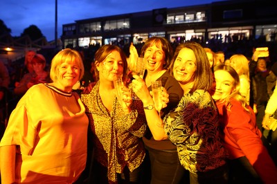 150918 - An Evening of ABBA at Sophia Gardens -  Fans enjoy the concert 