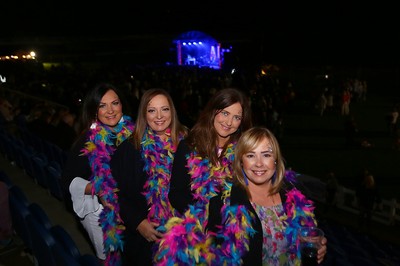 150918 - An Evening of ABBA at Sophia Gardens -  Fans enjoy the concert 