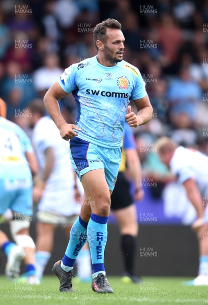 180818 - Exeter Chiefs v Cardiff Blues - Preseason Friendly - Phil Dollman of Exeter Chiefs