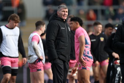 150225 - Exeter Chiefs v Gloucester Rugby - Premiership Cup Pool E - Exeter Cheifs Head Coach Rob Baxter 