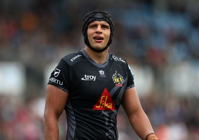 110525 - Exeter Chiefs v Northampton Saints - Gallagher Premiership - Dafydd Jenkins of Exeter 