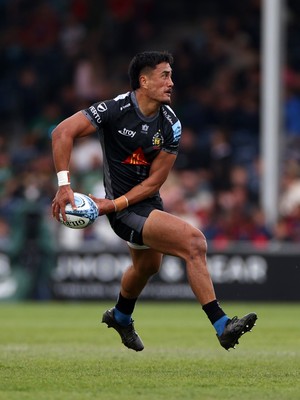 110525 - Exeter Chiefs v Northampton Saints - Gallagher Premiership - Tamati Tua of Exeter 
