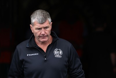 110525 - Exeter Chiefs v Northampton Saints - Gallagher Premiership - Exeter Director of Rugby Rob Baxter 