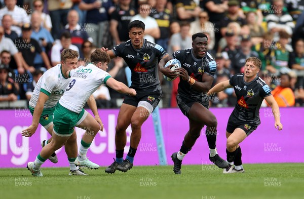 110525 - Exeter Chiefs v Northampton Saints - Gallagher Premiership - Paul Brown-Bampoe of Exeter 