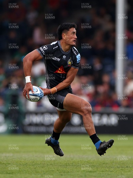 110525 - Exeter Chiefs v Northampton Saints - Gallagher Premiership - Tamati Tua of Exeter 