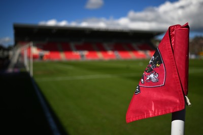 140326 - Exeter City v Cardiff City - Sky Bet League 1 - General view inside of St James Park ahead of kick off 