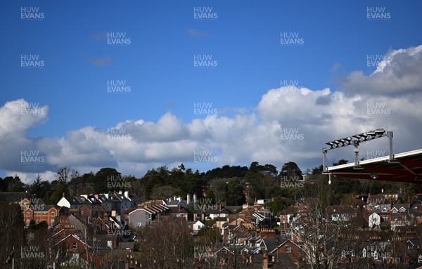140326 - Exeter City v Cardiff City - Sky Bet League 1 - General view inside of St James Park ahead of kick off 