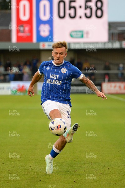 160925 - Exeter City v Cardiff City - Vertu Trophy - Isaak Davies of Cardiff City