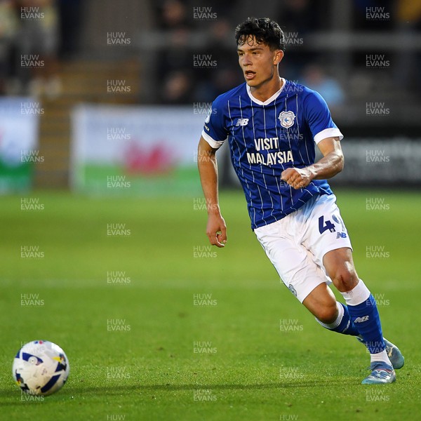 160925 - Exeter City v Cardiff City - Vertu Trophy - Luey Giles of Cardiff City