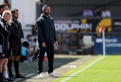 260725 - Exeter City v Swansea City - Pre Season Friendly - Swansea City Manager Alan Sheehan  