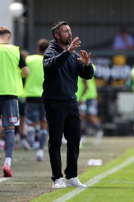 260725 - Exeter City v Swansea City - Pre Season Friendly - Swansea City Manager Alan Sheehan  